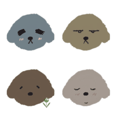 [LINE絵文字] Doggy emoji meimeiの画像