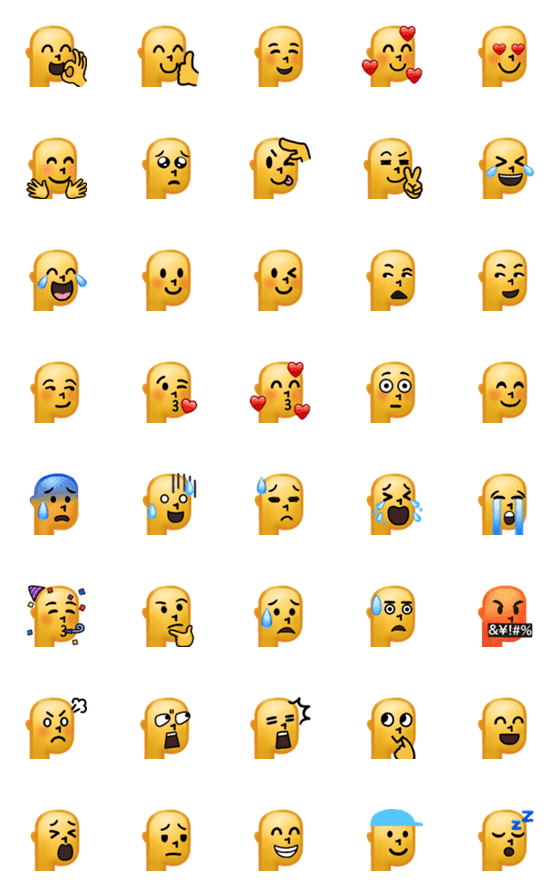 [LINE絵文字]Smart Emojiの画像一覧