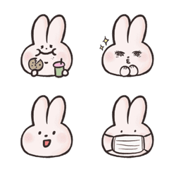 [LINE絵文字] the Emotional Bunnyの画像