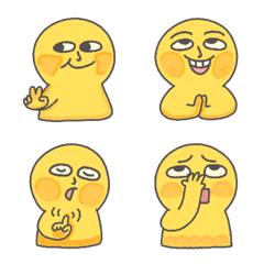 [LINE絵文字] Cheeseman Emojisの画像