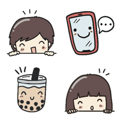 [LINE絵文字] Shada Friends Emojiの画像