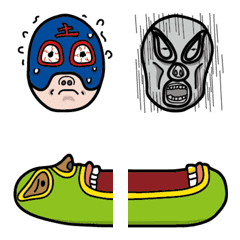 [LINE絵文字] Wrestler -  Fuddy-duddy ＆ Dumbyの画像