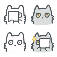 [LINE絵文字] Cynical wolf emojiの画像