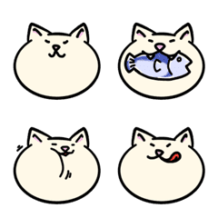 [LINE絵文字] 毛玉のねこの画像