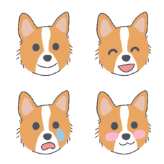 [LINE絵文字] Corgi azuki emojiの画像