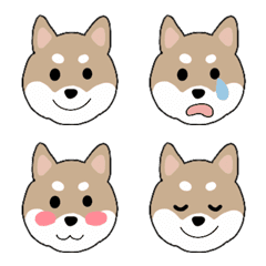 [LINE絵文字] shiba mugi emojiの画像