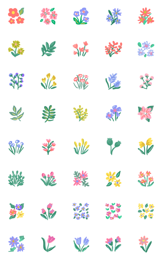 [LINE絵文字]Botanical garden 絵文字の画像一覧