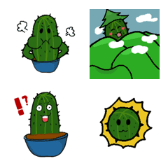 [LINE絵文字] Handsome cactusの画像