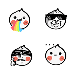 [LINE絵文字] Taiwan Bun Emojiの画像