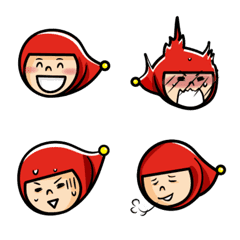 [LINE絵文字] Unique Little Red Riding Hoodの画像