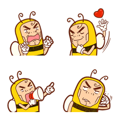 [LINE絵文字] Bee man 2 [Expression]の画像