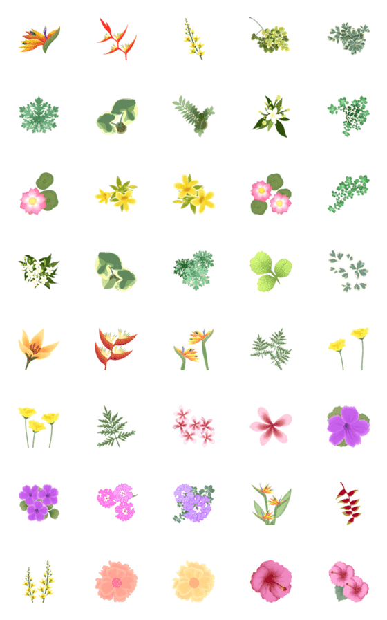 [LINE絵文字]I love plants3の画像一覧