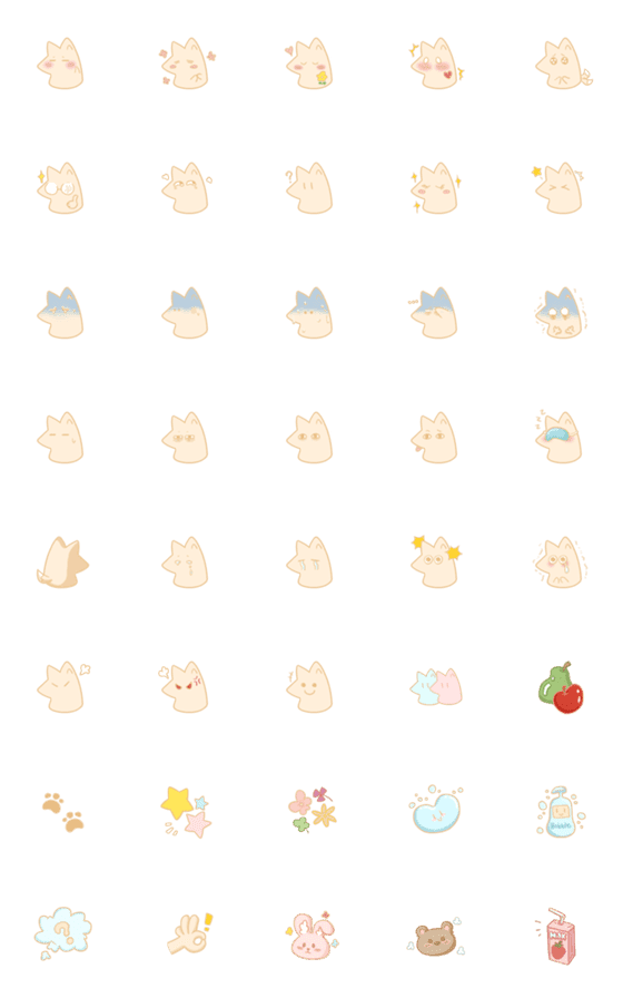 [LINE絵文字]SHAOMAI FOX EMOJIの画像一覧