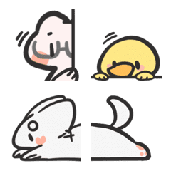 [LINE絵文字] aoao and friends Emojiの画像