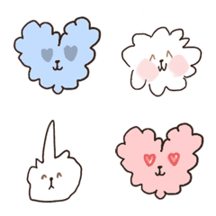 [LINE絵文字] Bichon happyの画像