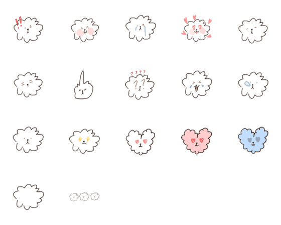 [LINE絵文字]Bichon happyの画像一覧