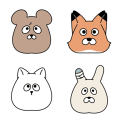 [LINE絵文字] Cute little Animal Friendsの画像