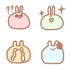 [LINE絵文字] rabbbbbbitsの画像