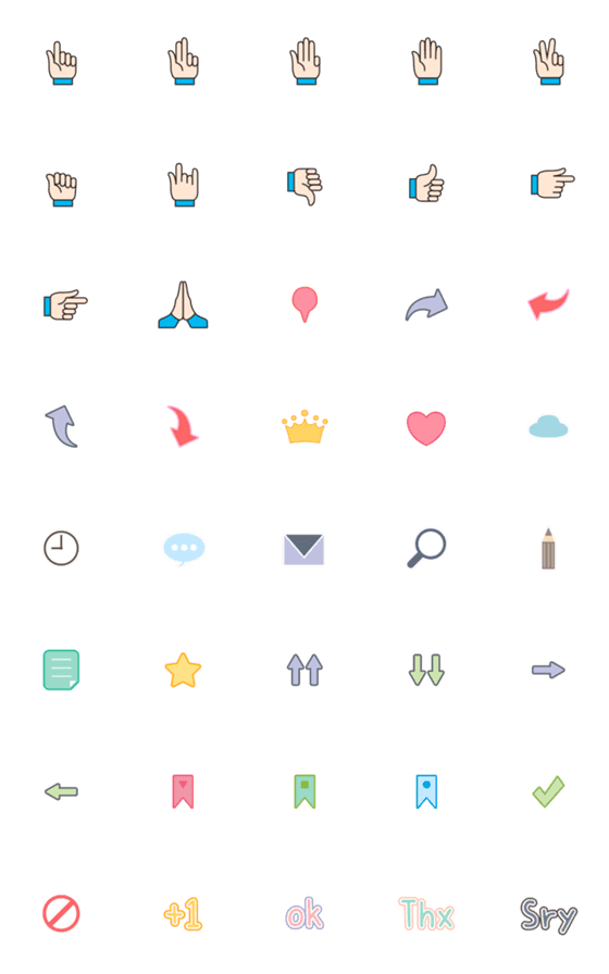 [LINE絵文字]Super convenient icon for work/life LV.1の画像一覧