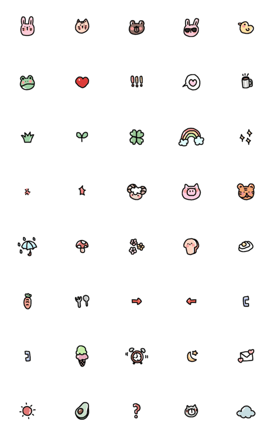 [LINE絵文字]KHUNMUN | CUTEの画像一覧