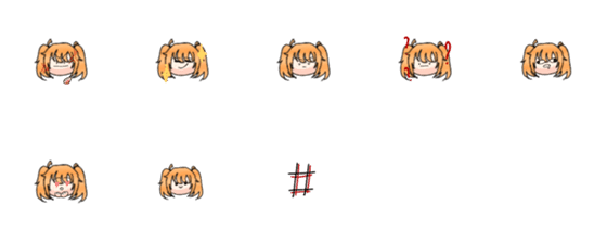 [LINE絵文字]Mafuyu ; emojiの画像一覧