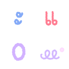 [LINE絵文字] Thai alphabets ( vowels+numbers )の画像