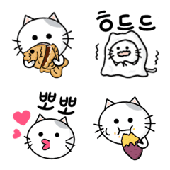 [LINE絵文字] ねこのぷんおっぱんちゃん（韓国語）の画像