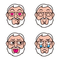 [LINE絵文字] Annoying old manの画像