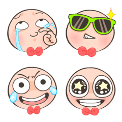 [LINE絵文字] Stunt man Emoji so cute Vol.4の画像