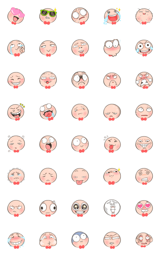 [LINE絵文字]Stunt man Emoji so cute Vol.4の画像一覧