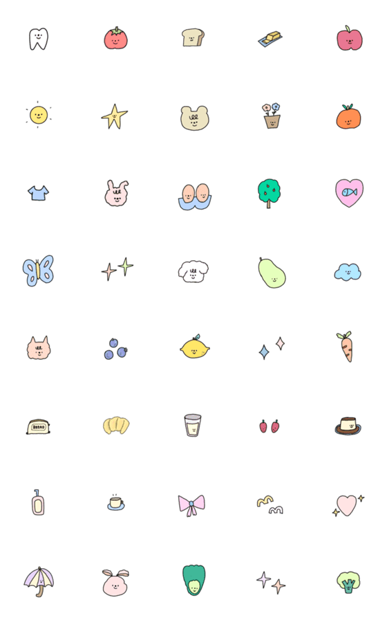 [LINE絵文字]everyday with uの画像一覧