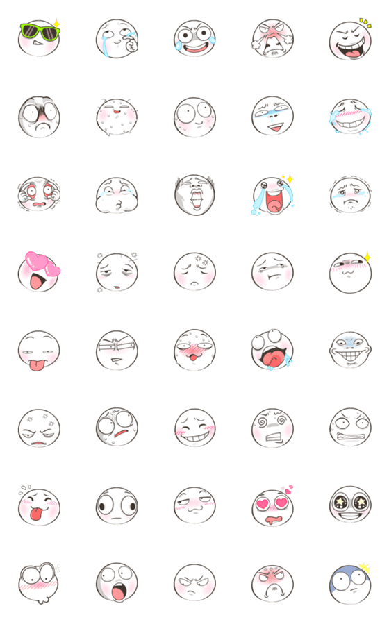 [LINE絵文字]Salted Egg Emoji so cute-8の画像一覧