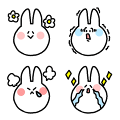 [LINE絵文字] 【うさたん】カラー♡の画像