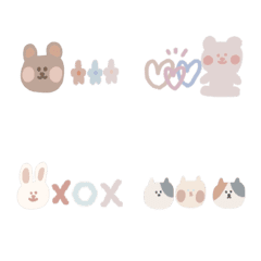 [LINE絵文字] Universal cute stickers6の画像