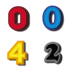 [LINE絵文字] Number emoji 42の画像