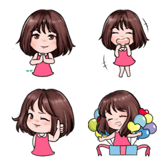 [LINE絵文字] Little small girl emojiの画像