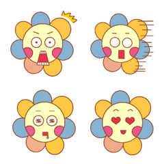 [LINE絵文字] Little flower emojiの画像