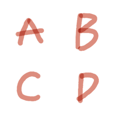 [LINE絵文字] English Words ABC105の画像