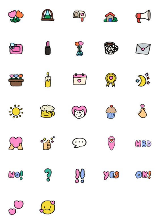 [LINE絵文字]made me tiny cuteの画像一覧