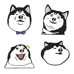 [LINE絵文字] husky daily lifeの画像