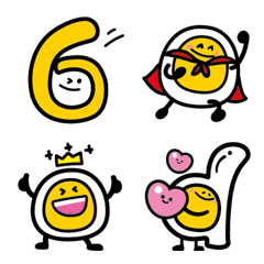 [LINE絵文字] The SIX ＆ OOD Emojiの画像