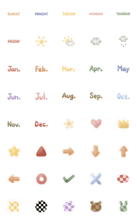 [LINE絵文字]My stickers book - for dairyの画像一覧