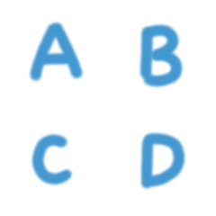 [LINE絵文字] English Words ABC107の画像