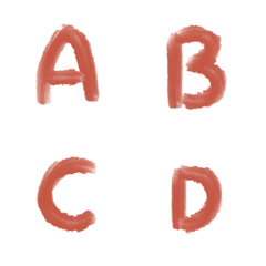 [LINE絵文字] English Words ABC109の画像