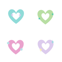 [LINE絵文字] Double heart for youの画像