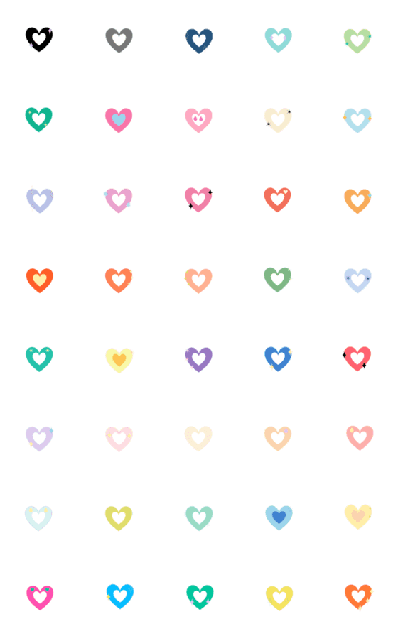 [LINE絵文字]Double heart for youの画像一覧