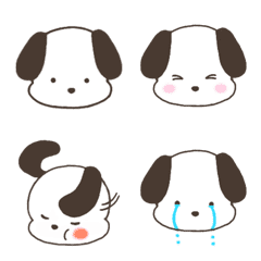 [LINE絵文字] 【表情豊か】毎日使えるかわいい犬の画像