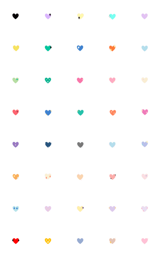 [LINE絵文字]Heart for youの画像一覧
