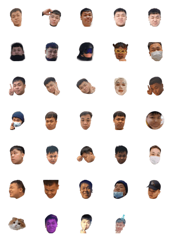 [LINE絵文字]G4Ry emoji VOL.1の画像一覧