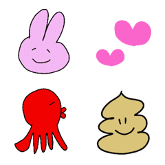 [LINE絵文字] Creatures and flowersの画像